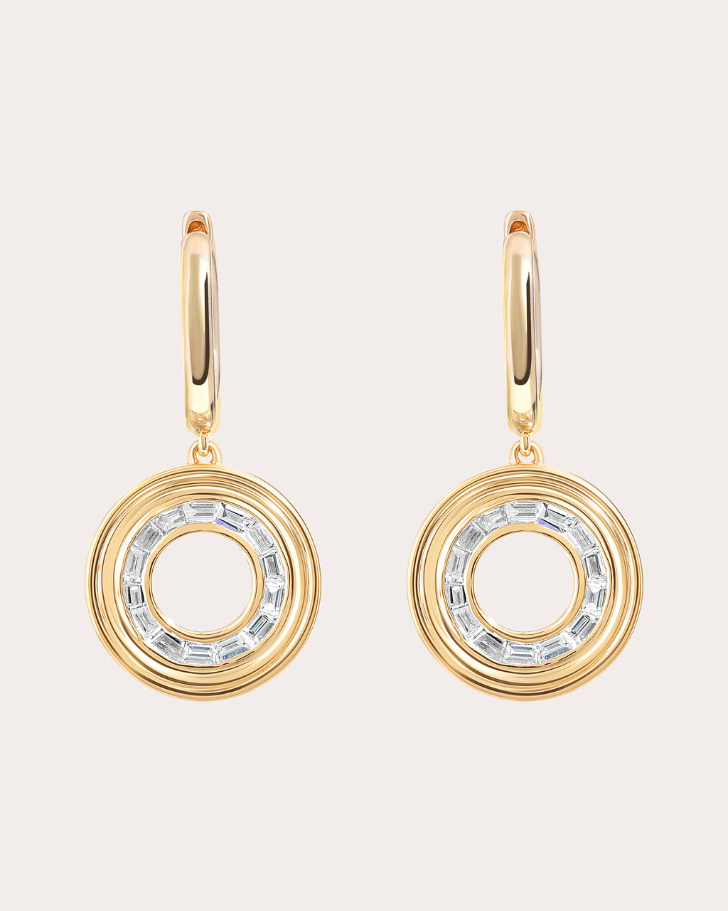Midnight Adagio 18K Gold Diamond Earrings