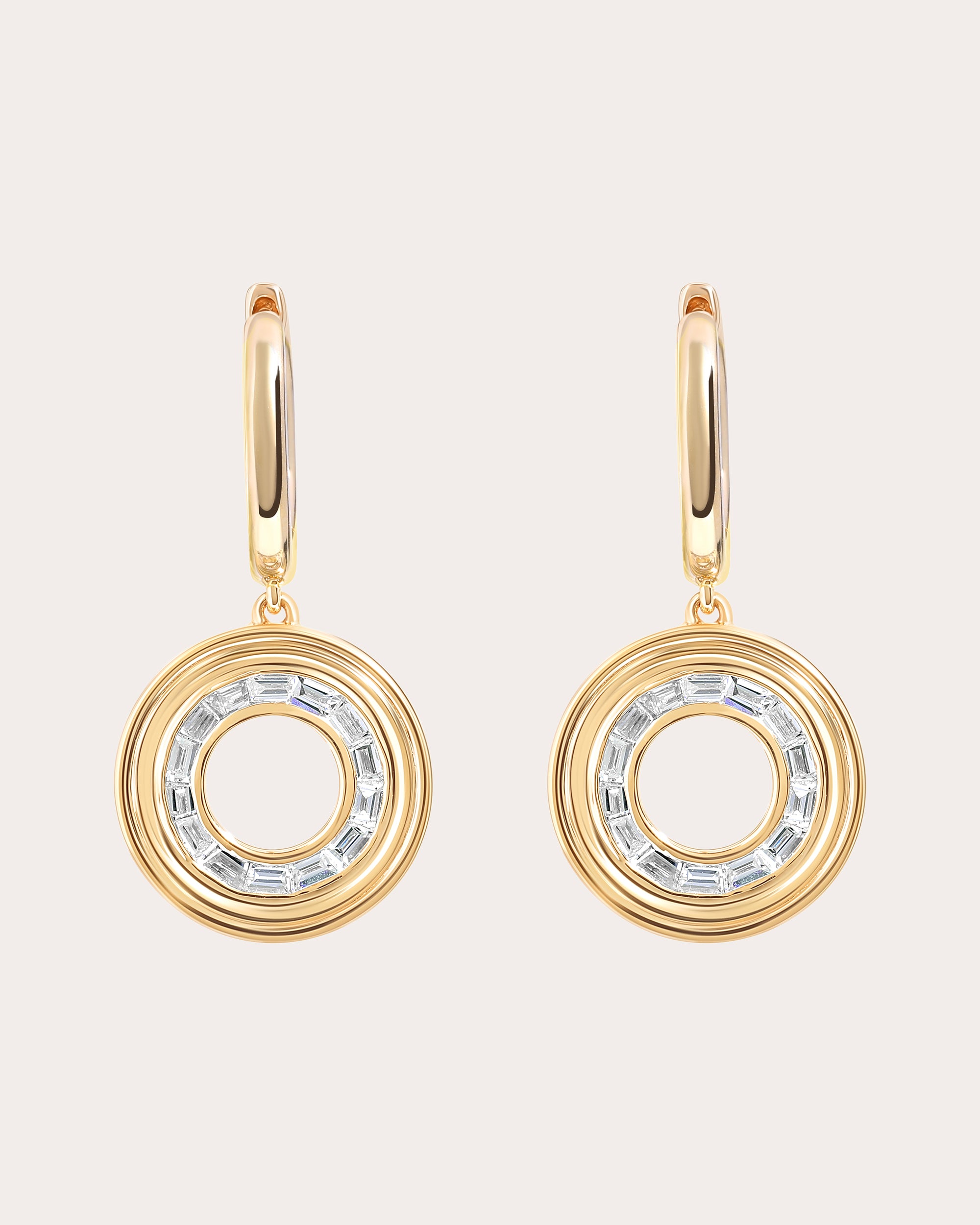 Midnight Adagio 18K Gold Diamond Earrings