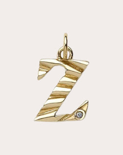 Diamond Mini Sunbeam Letter Charm