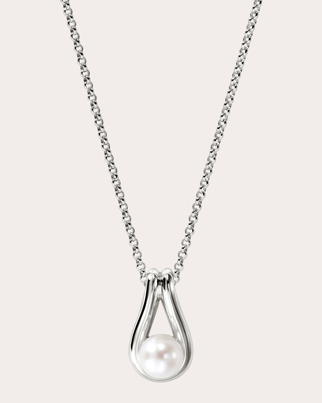 Cultured Pearl Surf Pendant Necklace