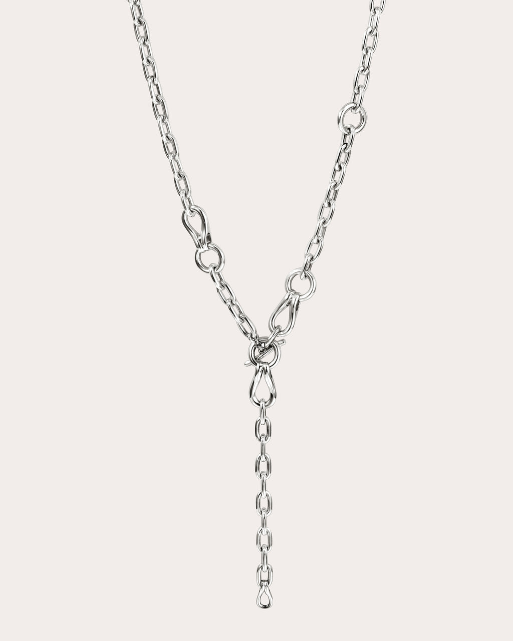 Surf Link Lariat Necklace