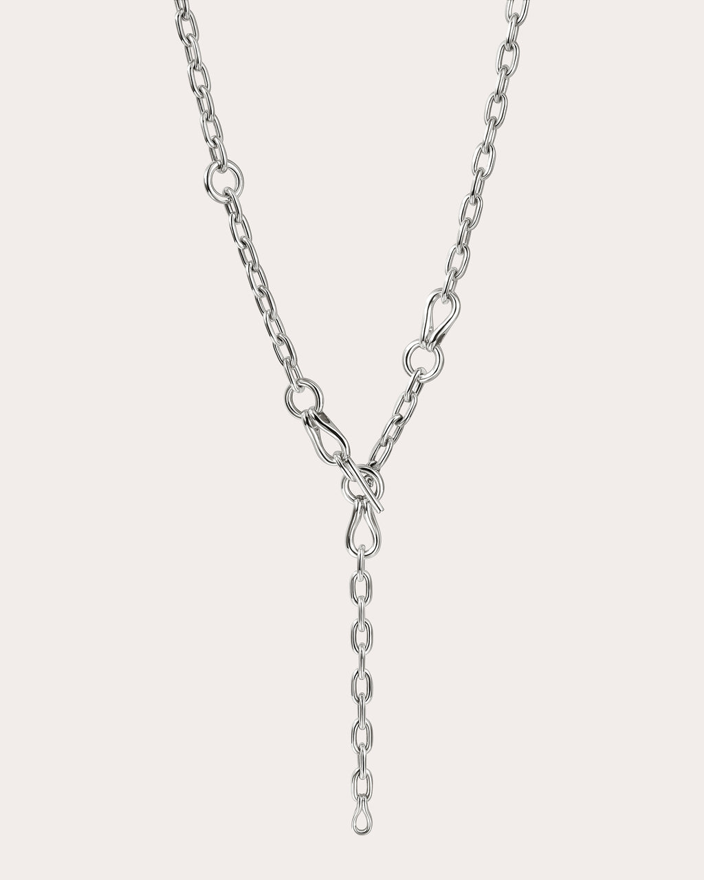 Surf Link Lariat Necklace