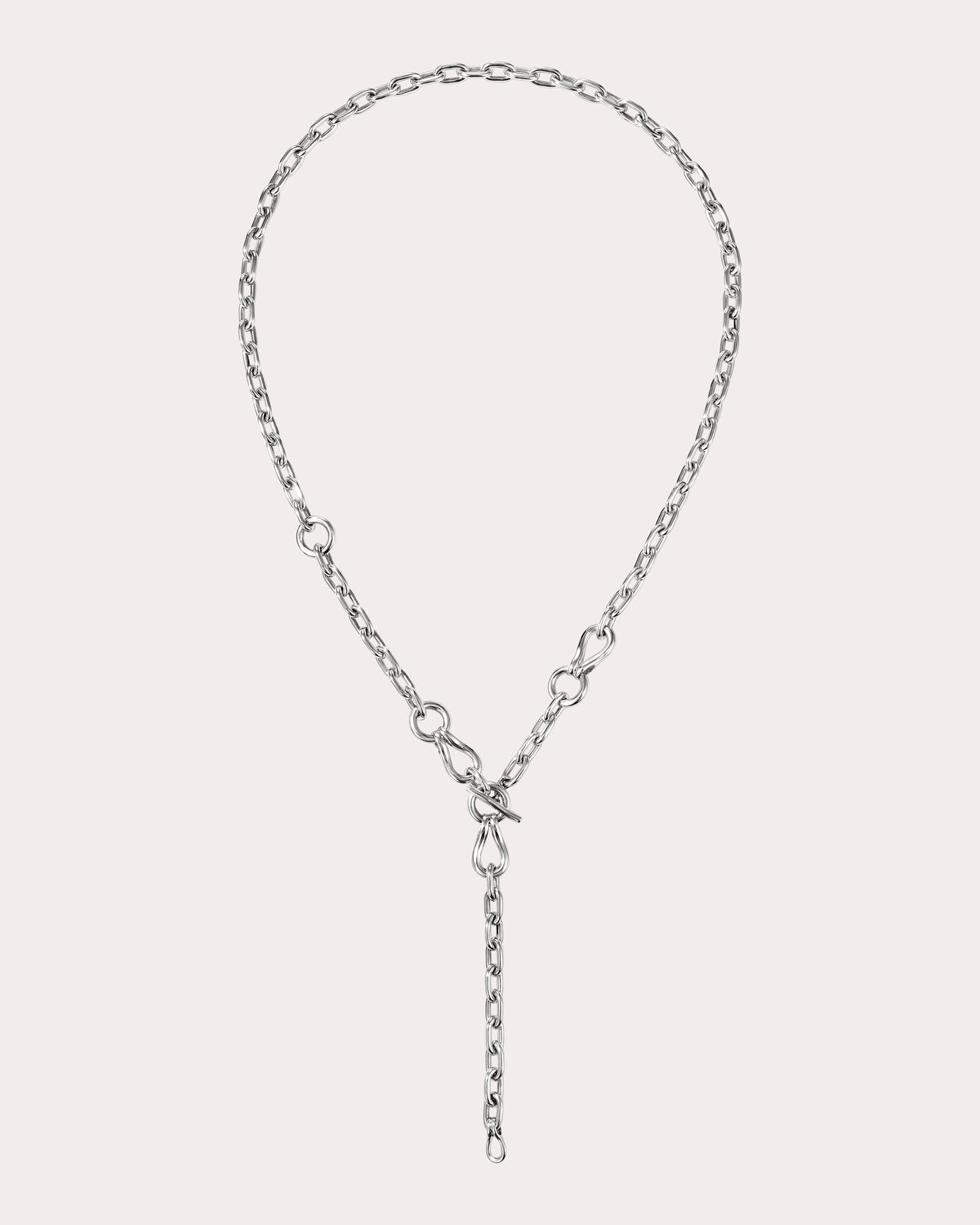 Surf Link Lariat Necklace