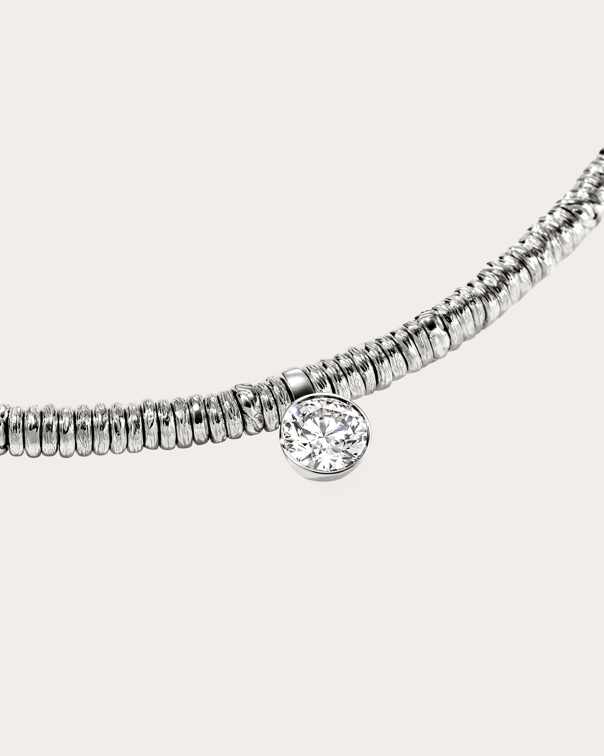 1ctw Diamond JH Lovestruck™ Heishi Necklace