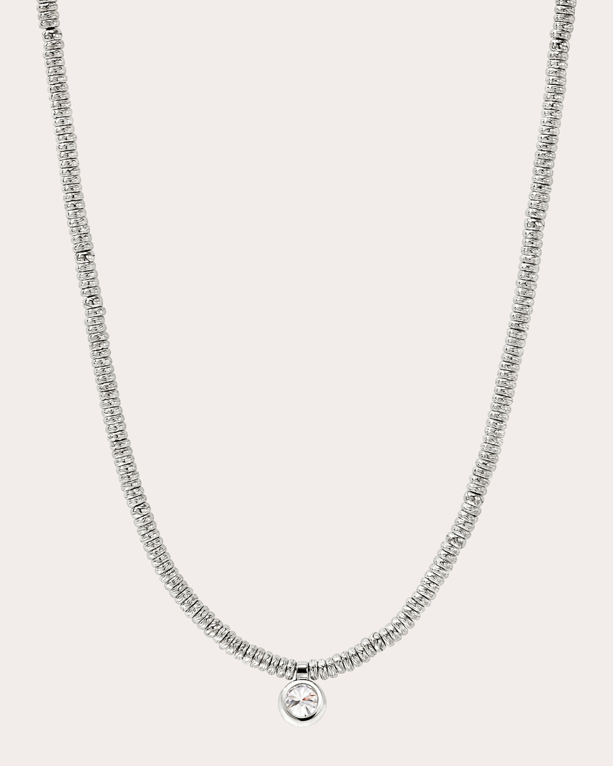 Diamond JH Lovestruck™ Heishi Pendant Necklace