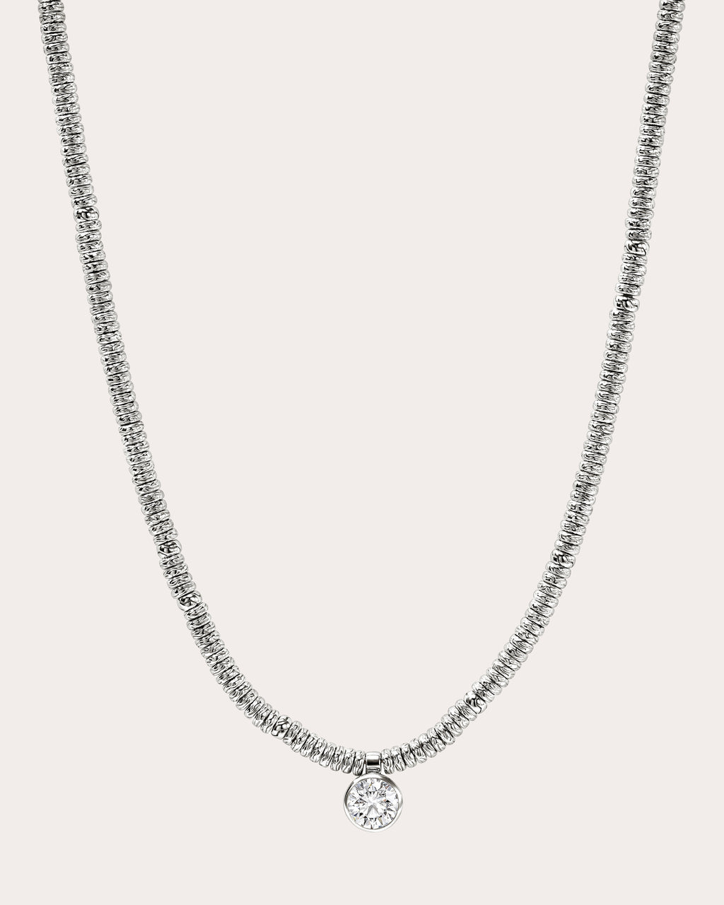 Diamond JH Lovestruck™ Heishi Pendant Necklace