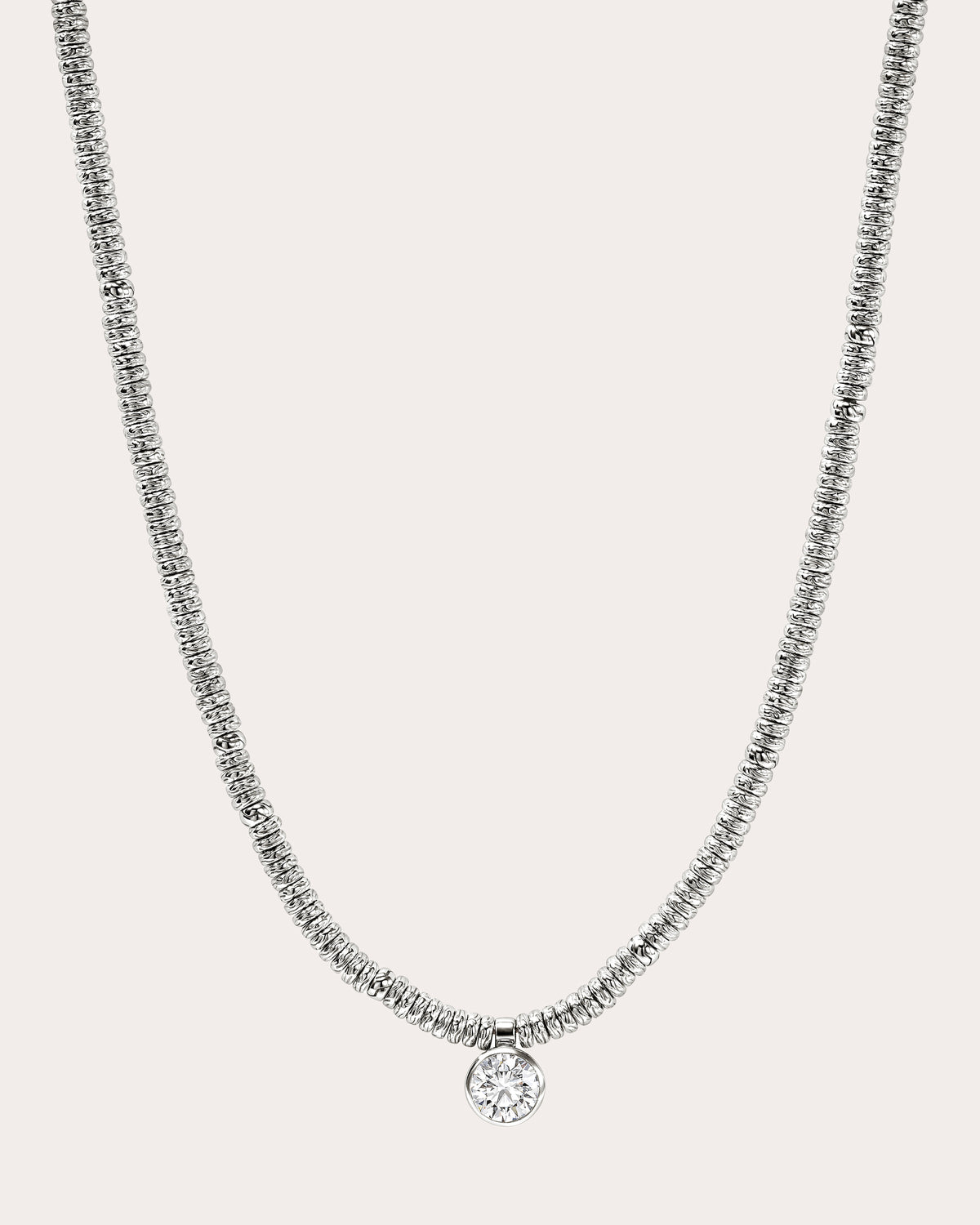 Diamond JH Lovestruck™ Heishi Pendant Necklace