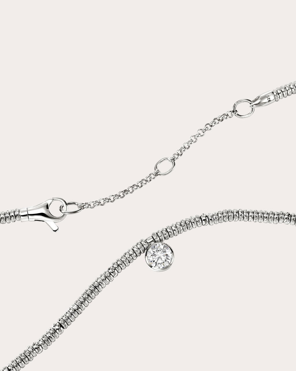 Diamond JH Lovestruck™ Heishi Pendant Necklace