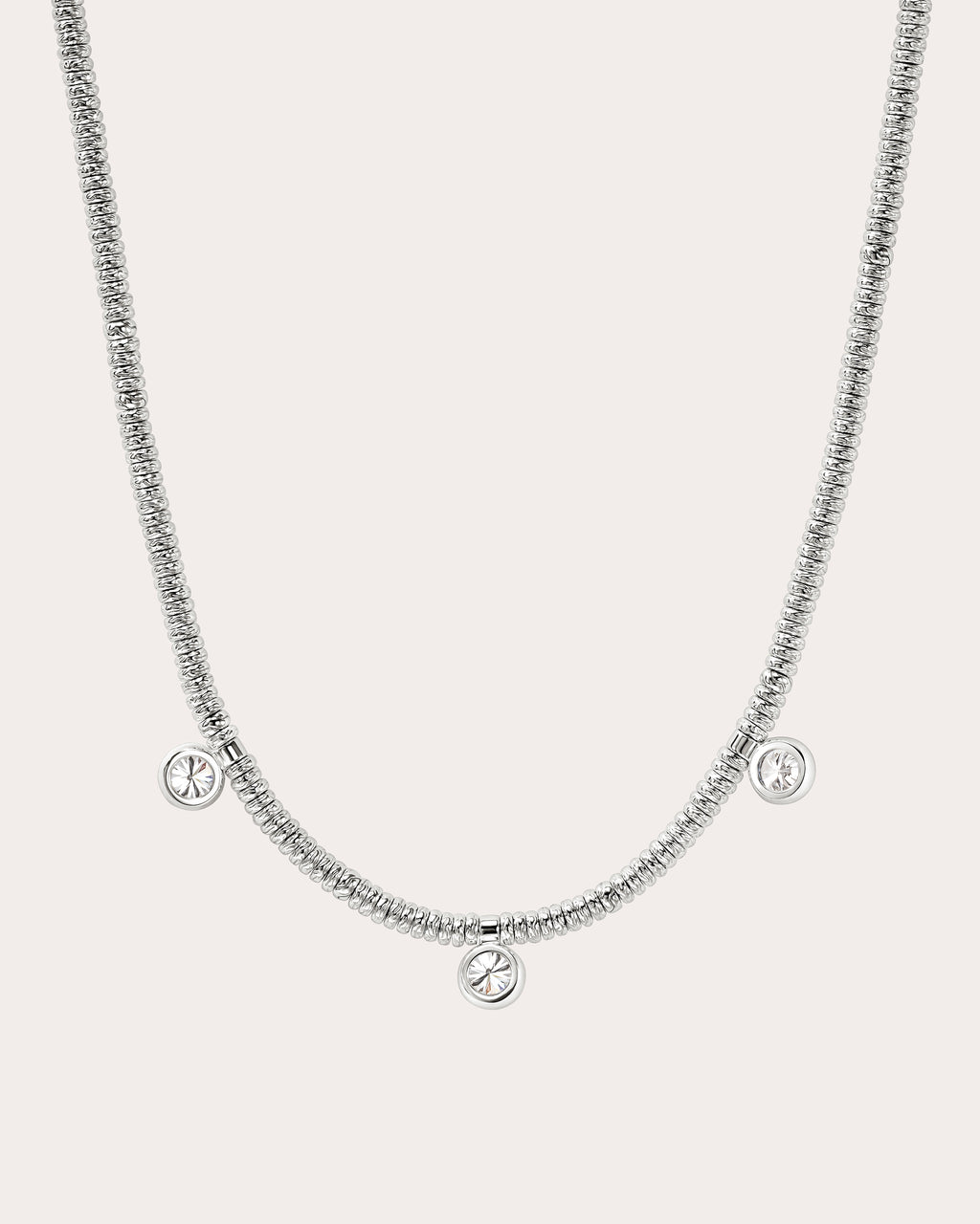 Diamond JH Lovestruck™ Heishi Station Necklace