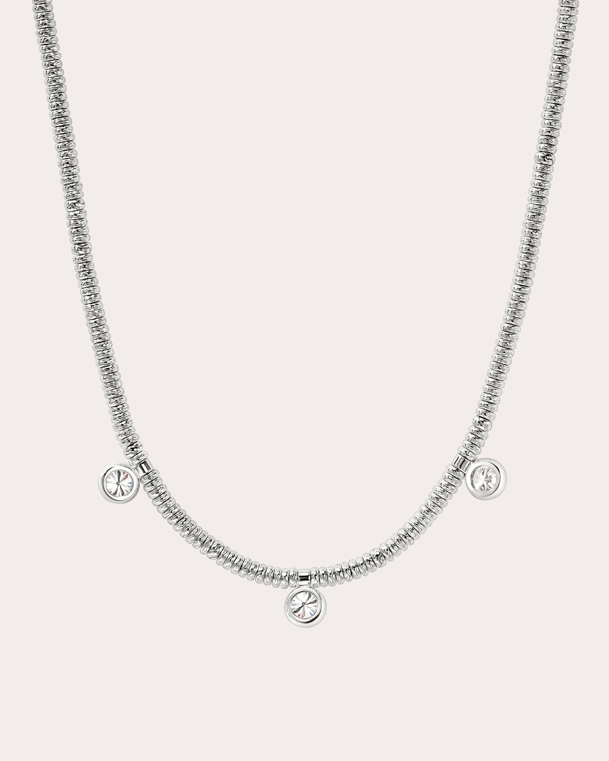 Diamond JH Lovestruck™ Heishi Station Necklace