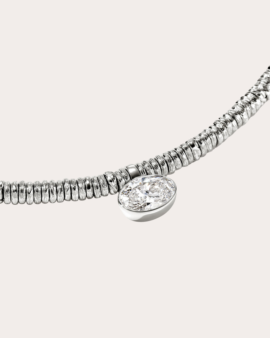 2ctw Diamond JH Lovestruck™ Heishi Necklace