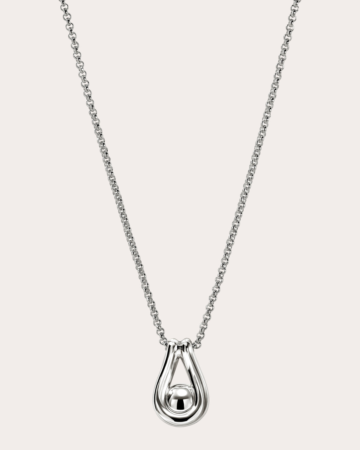 Cultured Pearl & Diamond Surf Pendant Necklace