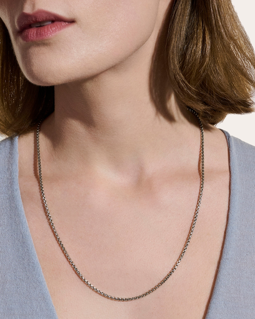 2.7mm Box Chain Necklace
