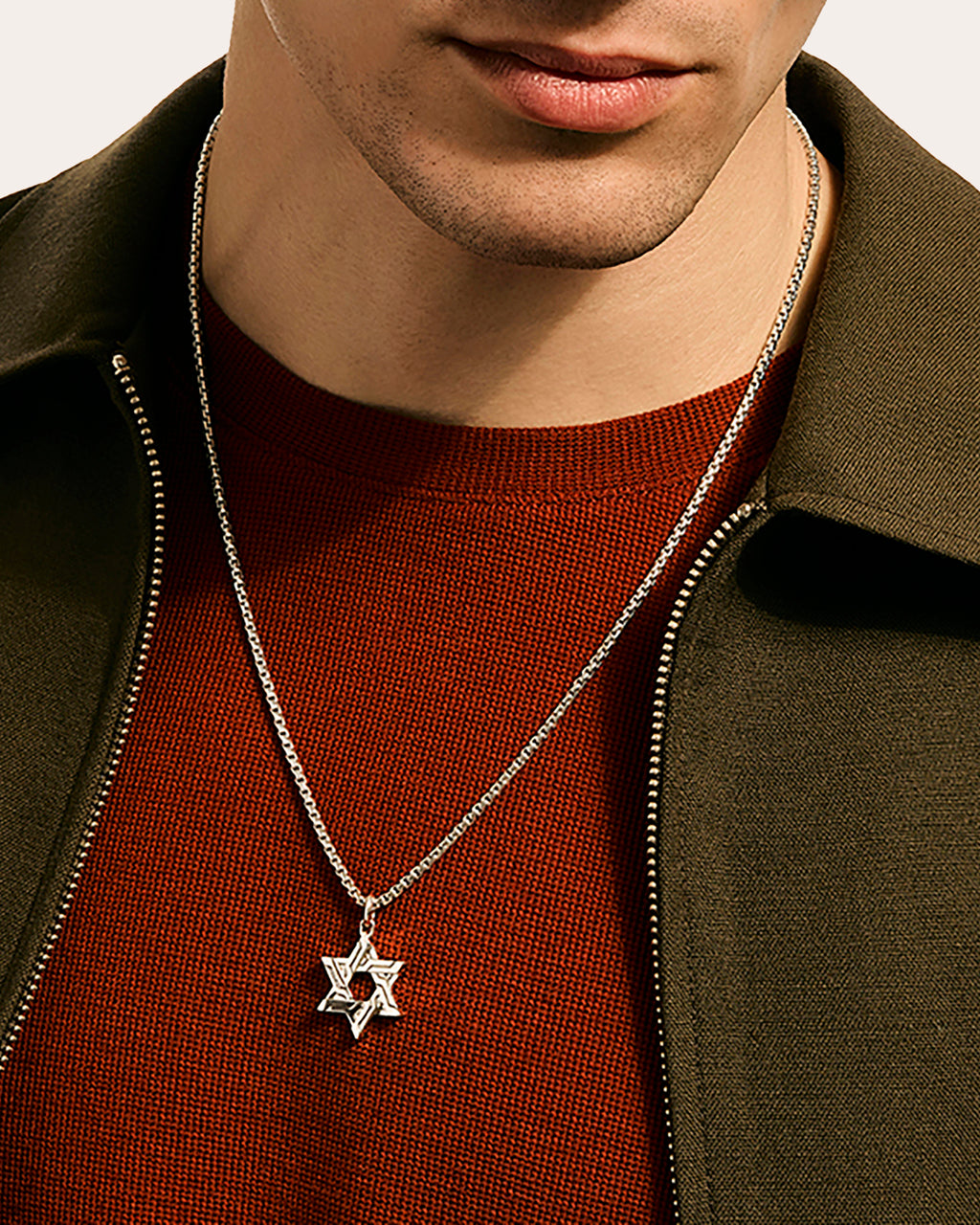 Icon 50 Star of David Pendant Necklace