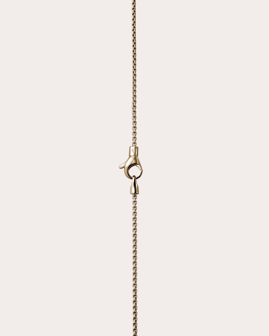 14k Gold Box Chain Necklace