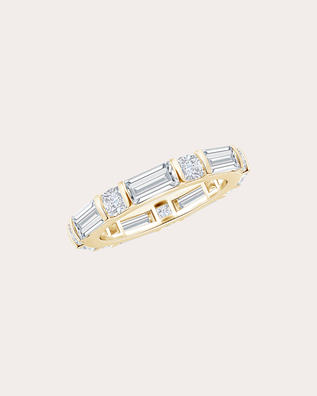 Orient Express 14K Gold Lab-Grown Diamond Eternity Ring