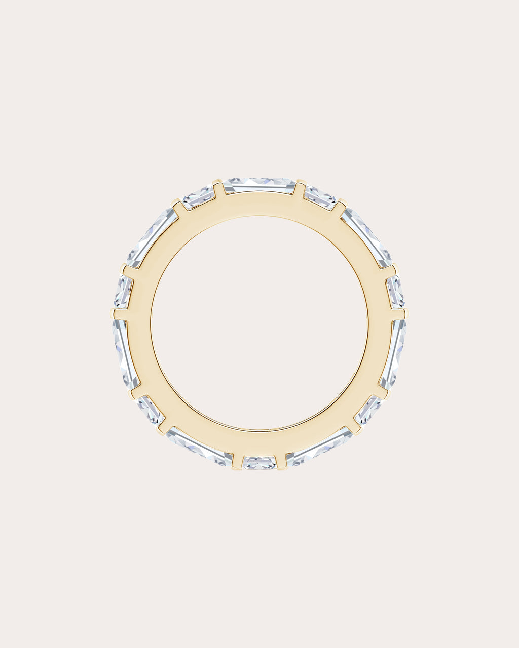 Orient Express 14K Gold Lab-Grown Diamond Eternity Ring