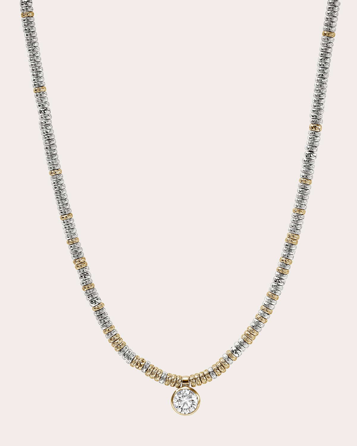 Diamond JH Lovestruck™ Heishi Pendant Necklace