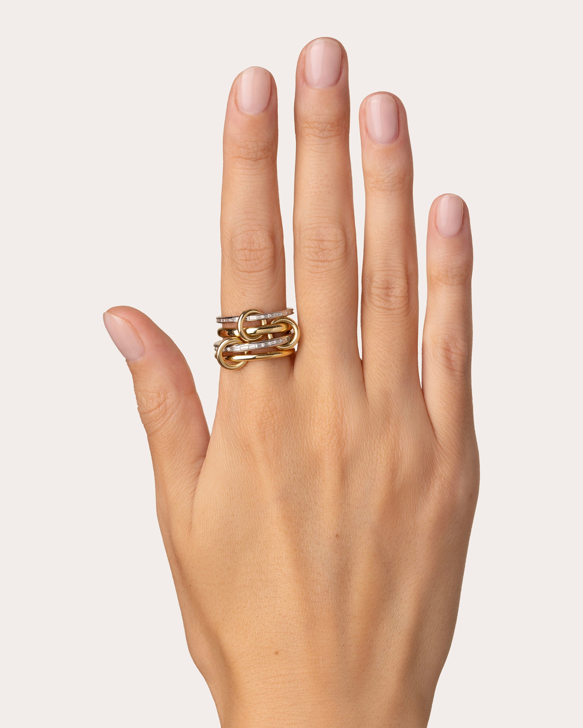 Diamond & 18k Gold Two-Tone Naima Ring