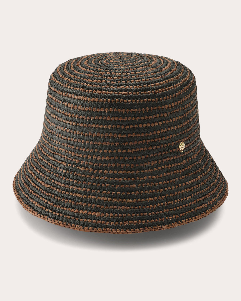 Nala Stripe Crocheted Raffia Bucket Hat