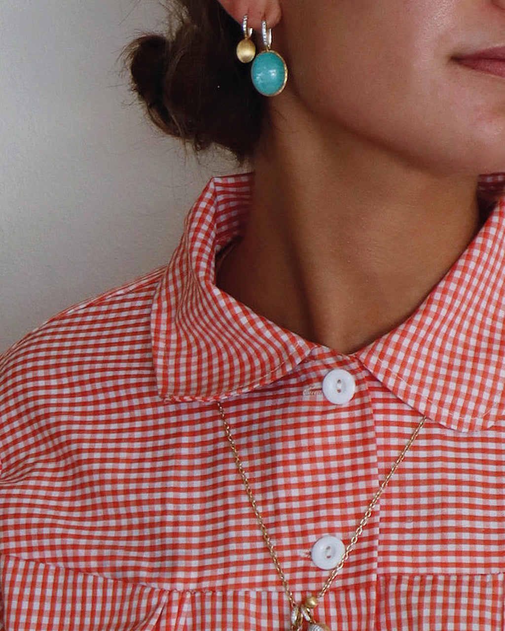 Diamond & 18k Gold Small Ciliegine Drop Earrings