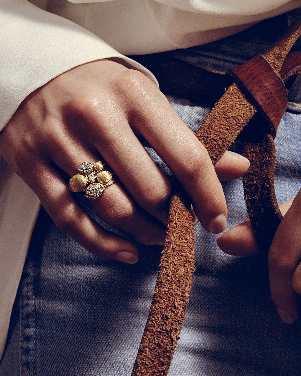 Diamond & 18k Gold Élite Pavé Ring