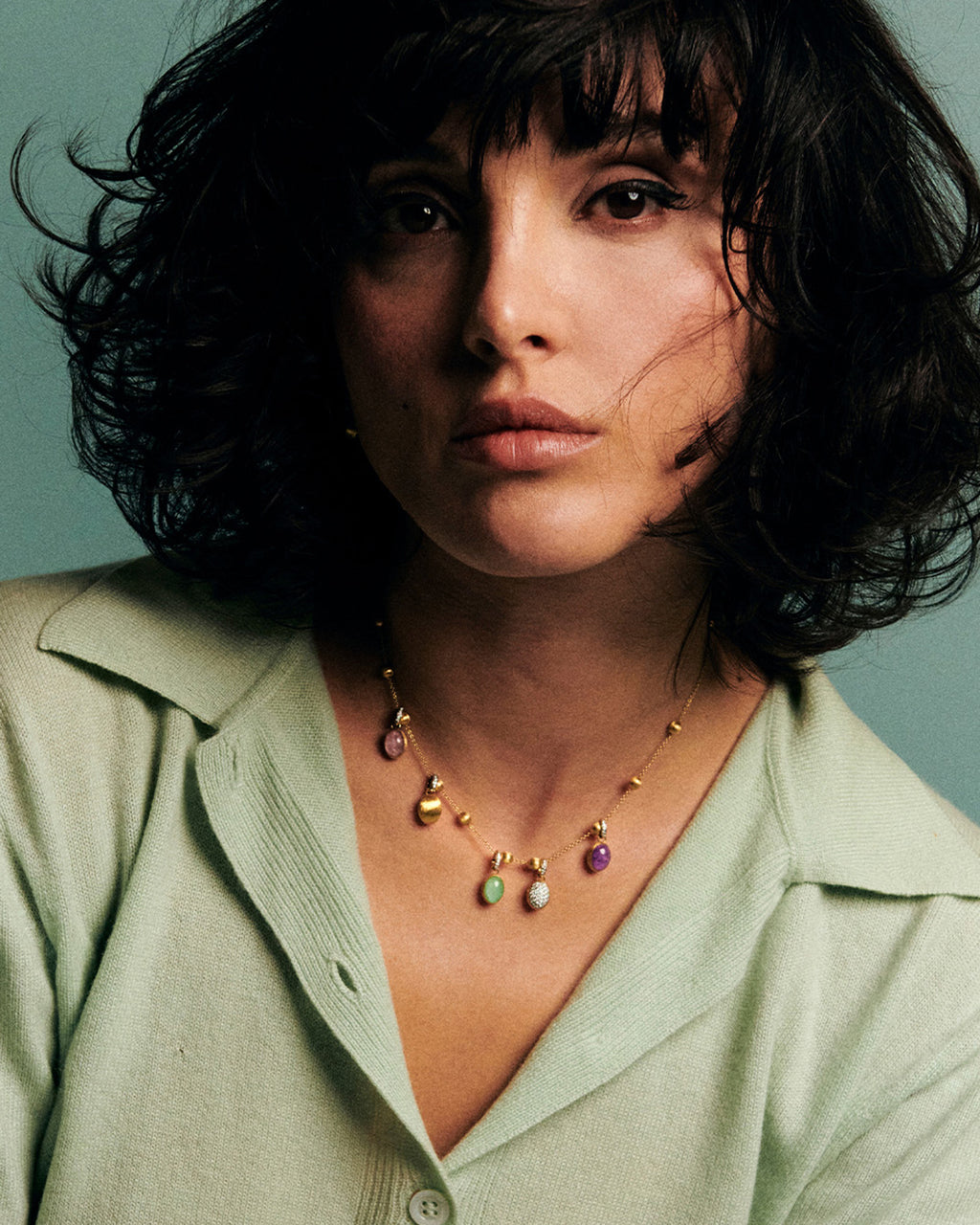 18k Gold Soffio Boules Necklace