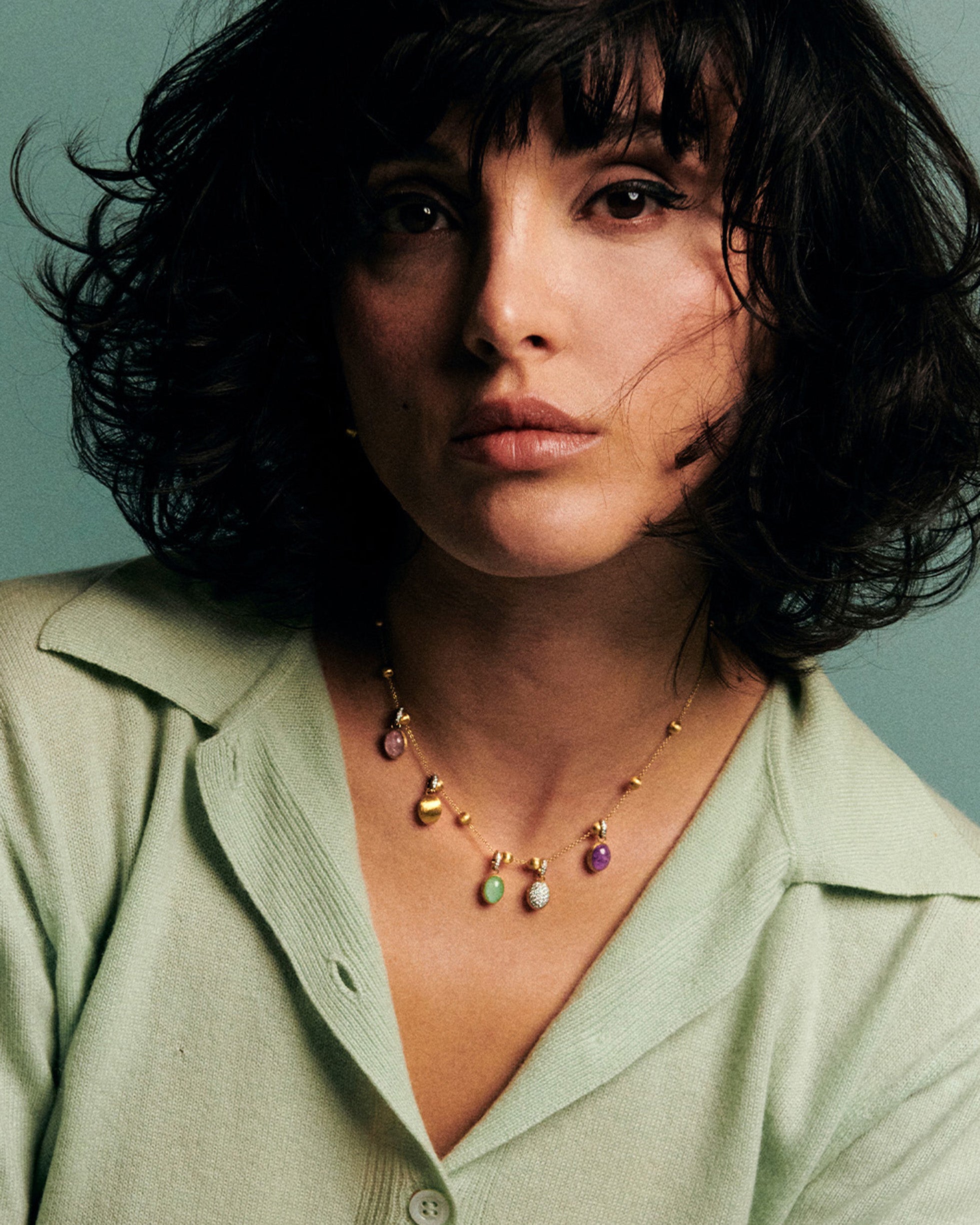 18k Gold Soffio Boules Necklace