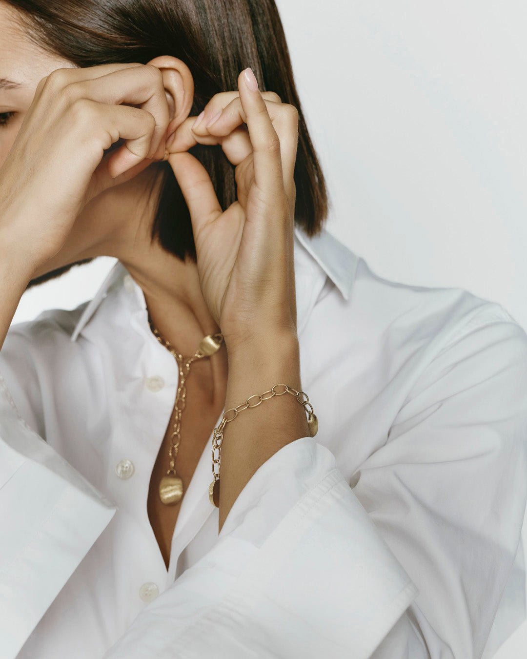 18k Gold Boule Quintuple Sway Bracelet