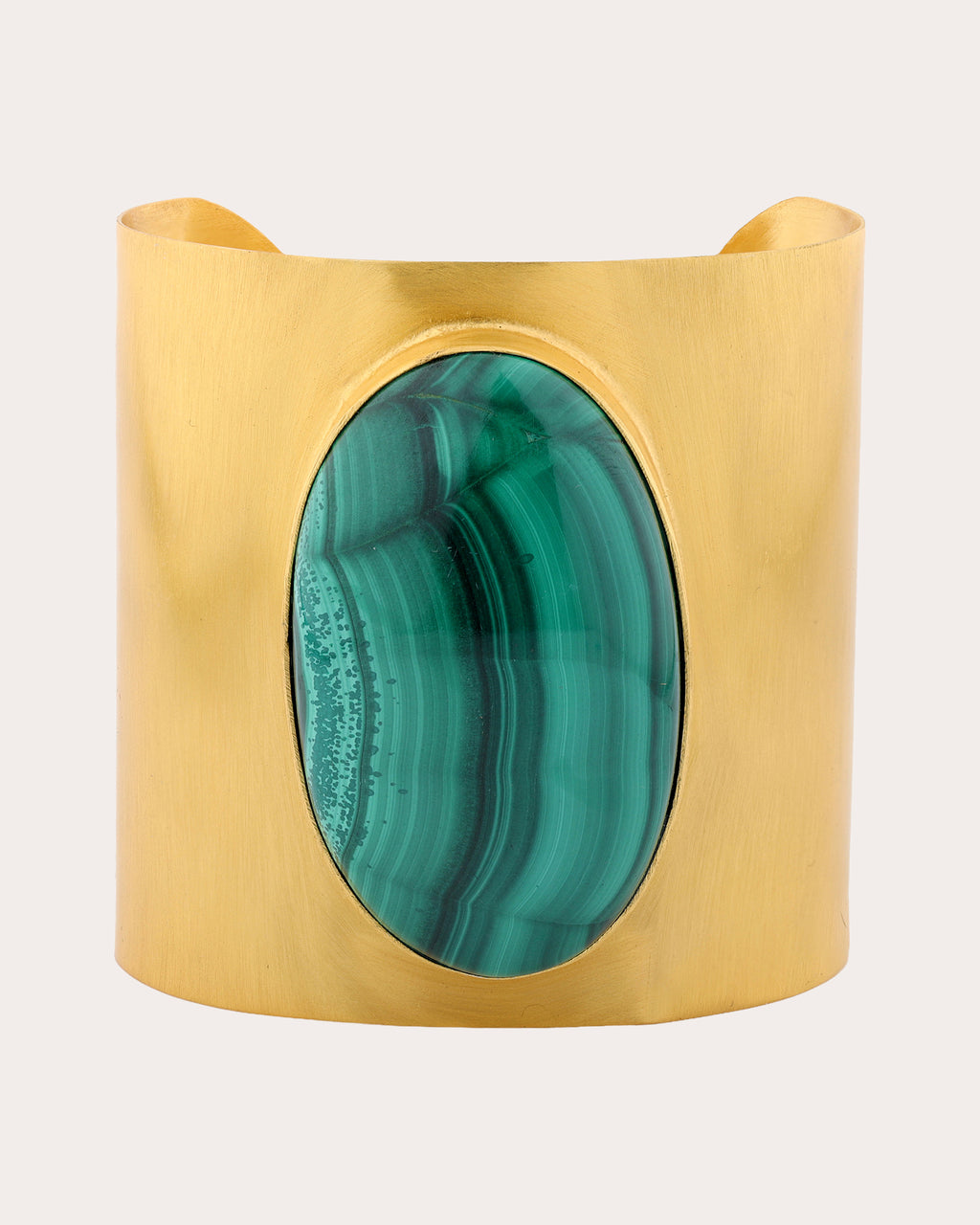 Green Onyx & Malachite Nature Cuff
