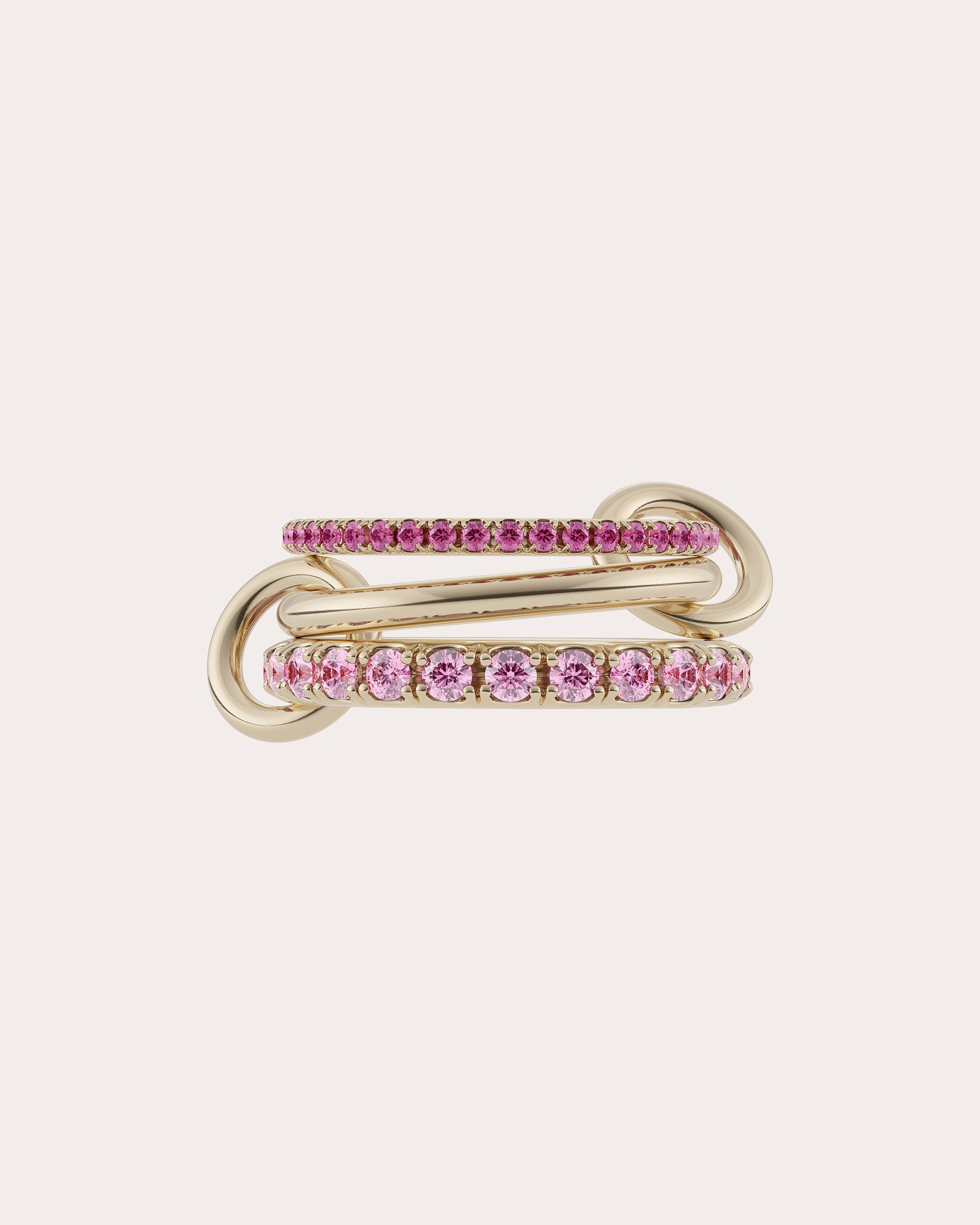 Pink Sapphire & 18k Gold Norah Ring | Olivela