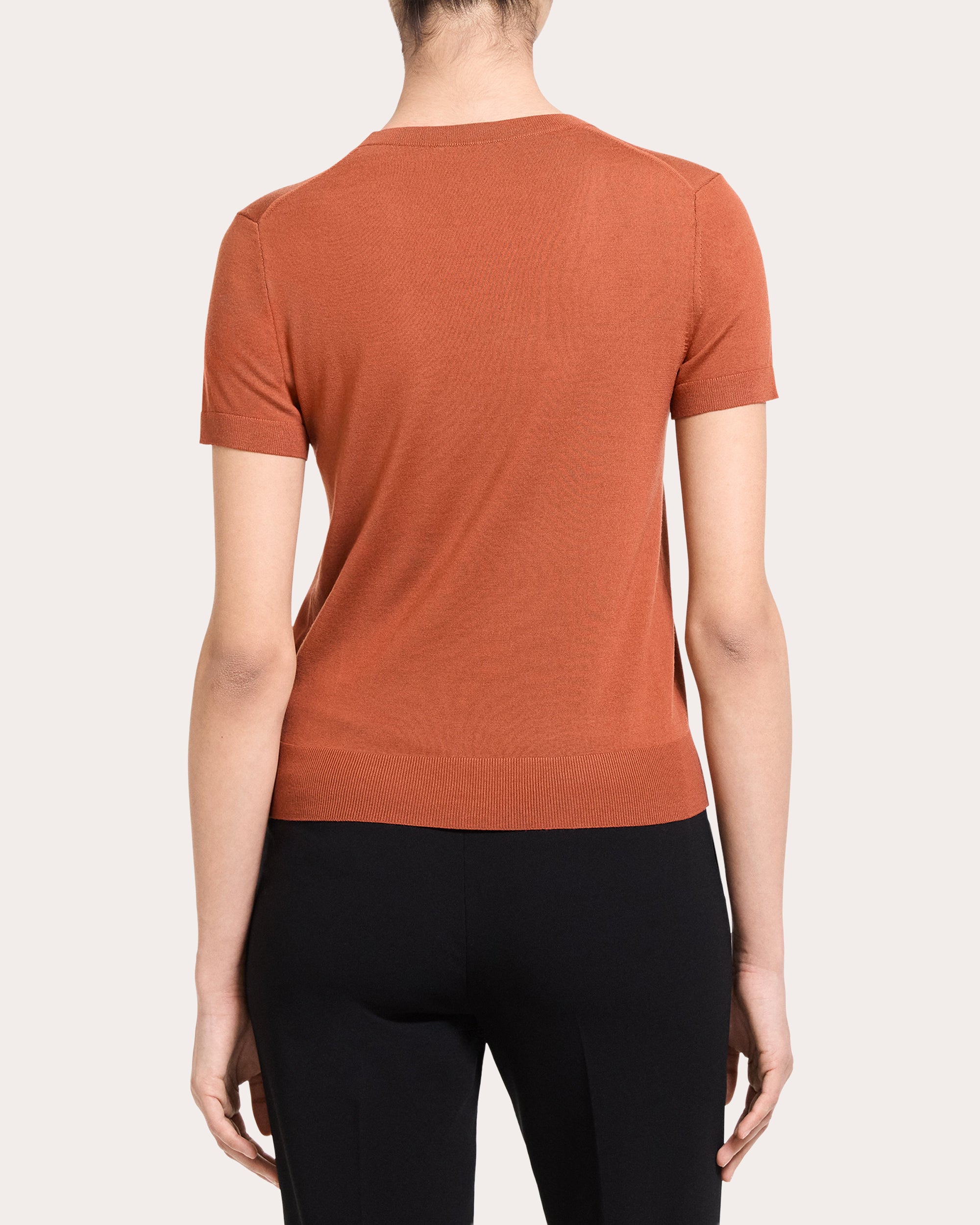 Regal Wool Basic Crewneck Top