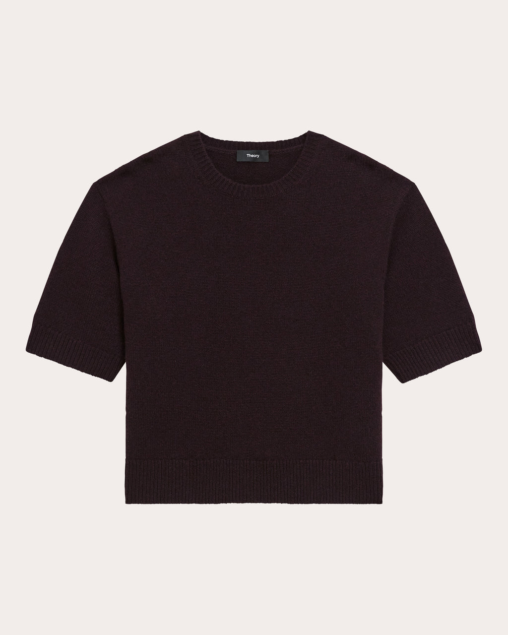 Cashmere Knit Crewneck T-Shirt