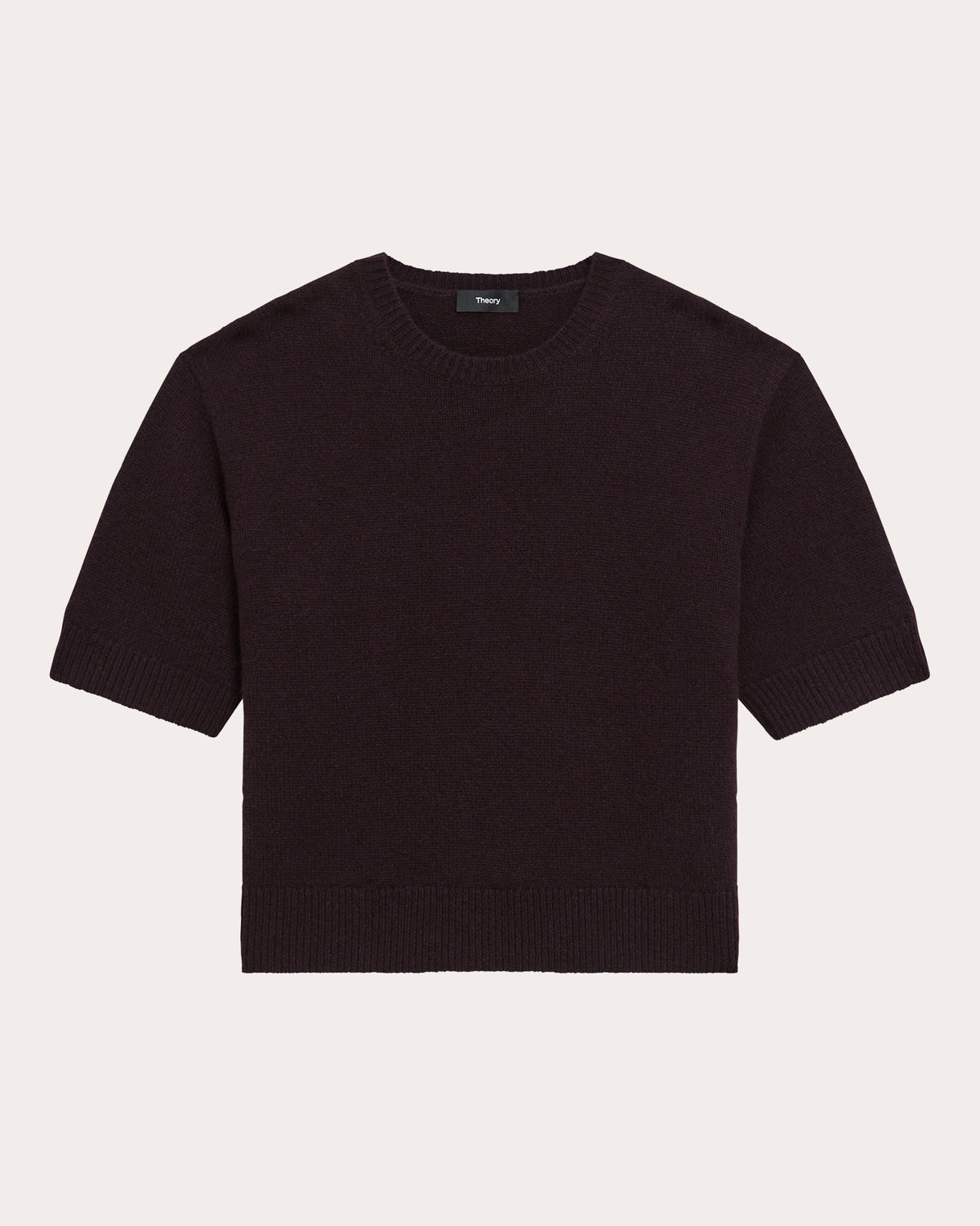 Cashmere Knit Crewneck T-Shirt