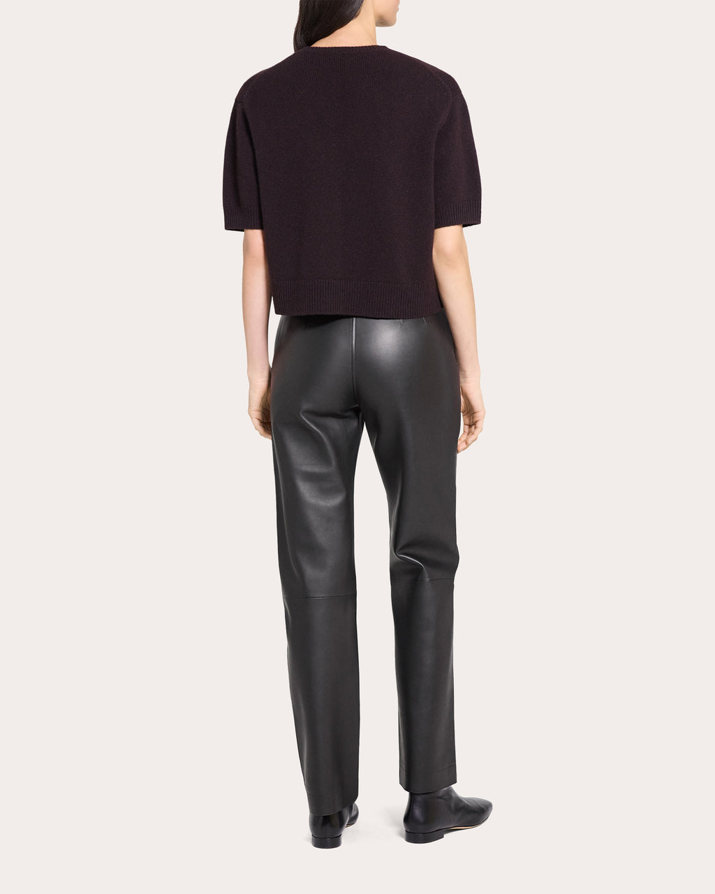 Cashmere Knit Crewneck T-Shirt
