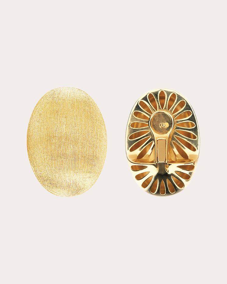 18k Gold Large Muse Stud Earrings