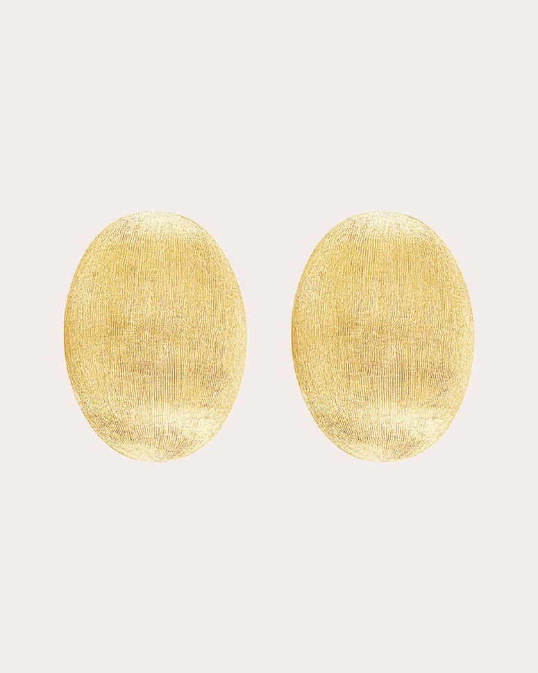 18k Gold Large Muse Stud Earrings