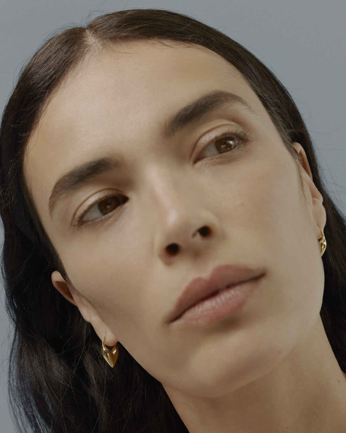 Roscida Heart Hoop Earrings
