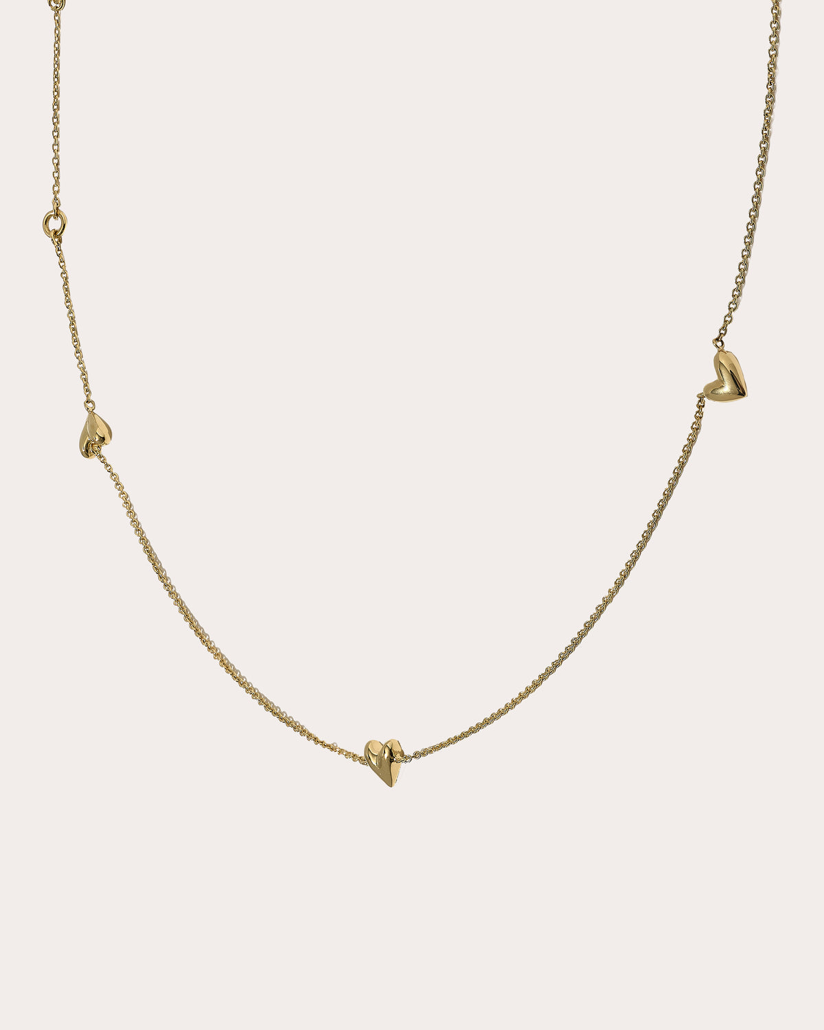 Roscida Heart Scatter Necklace