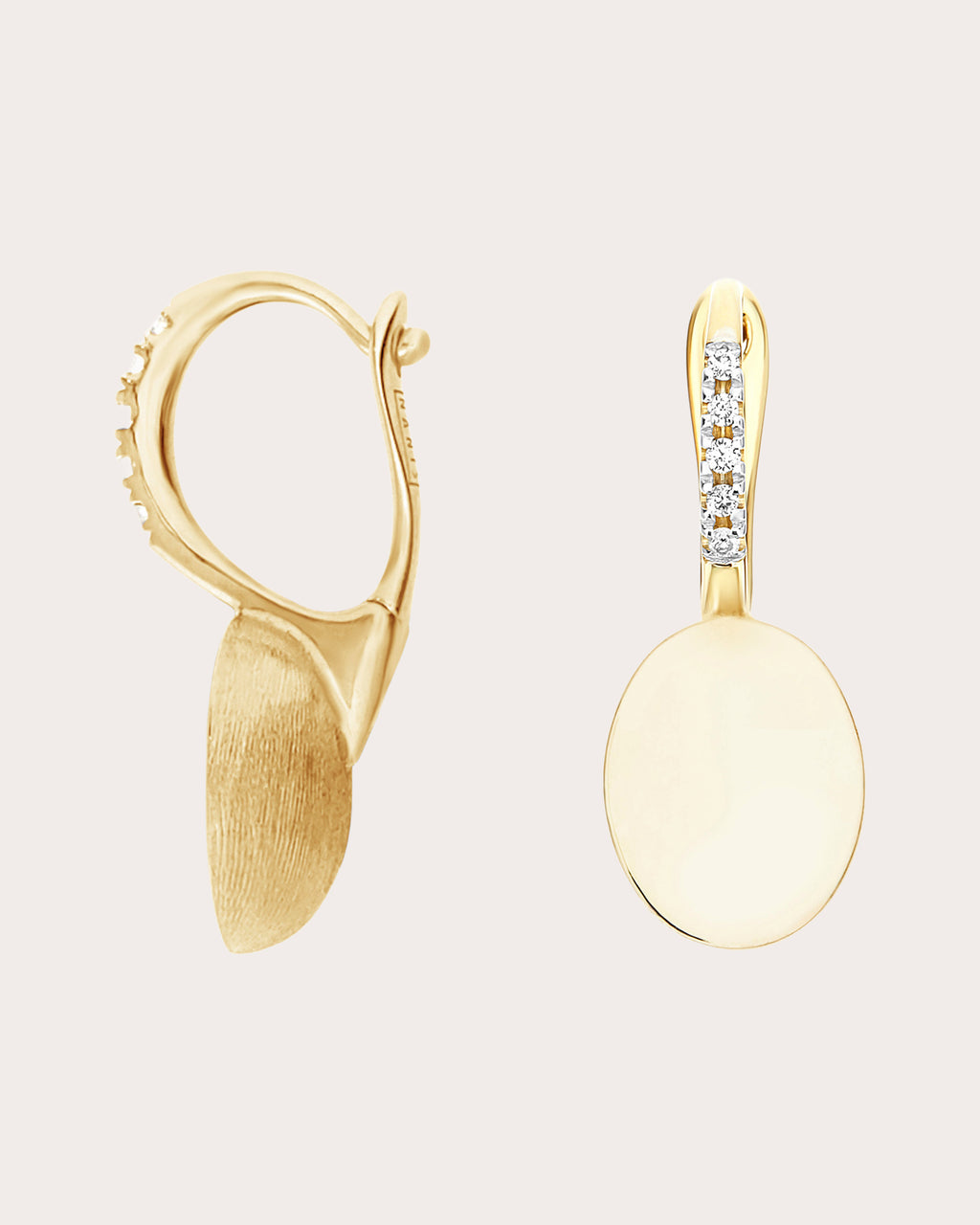 Diamond Sway Small Ciliegine Drop Earrings