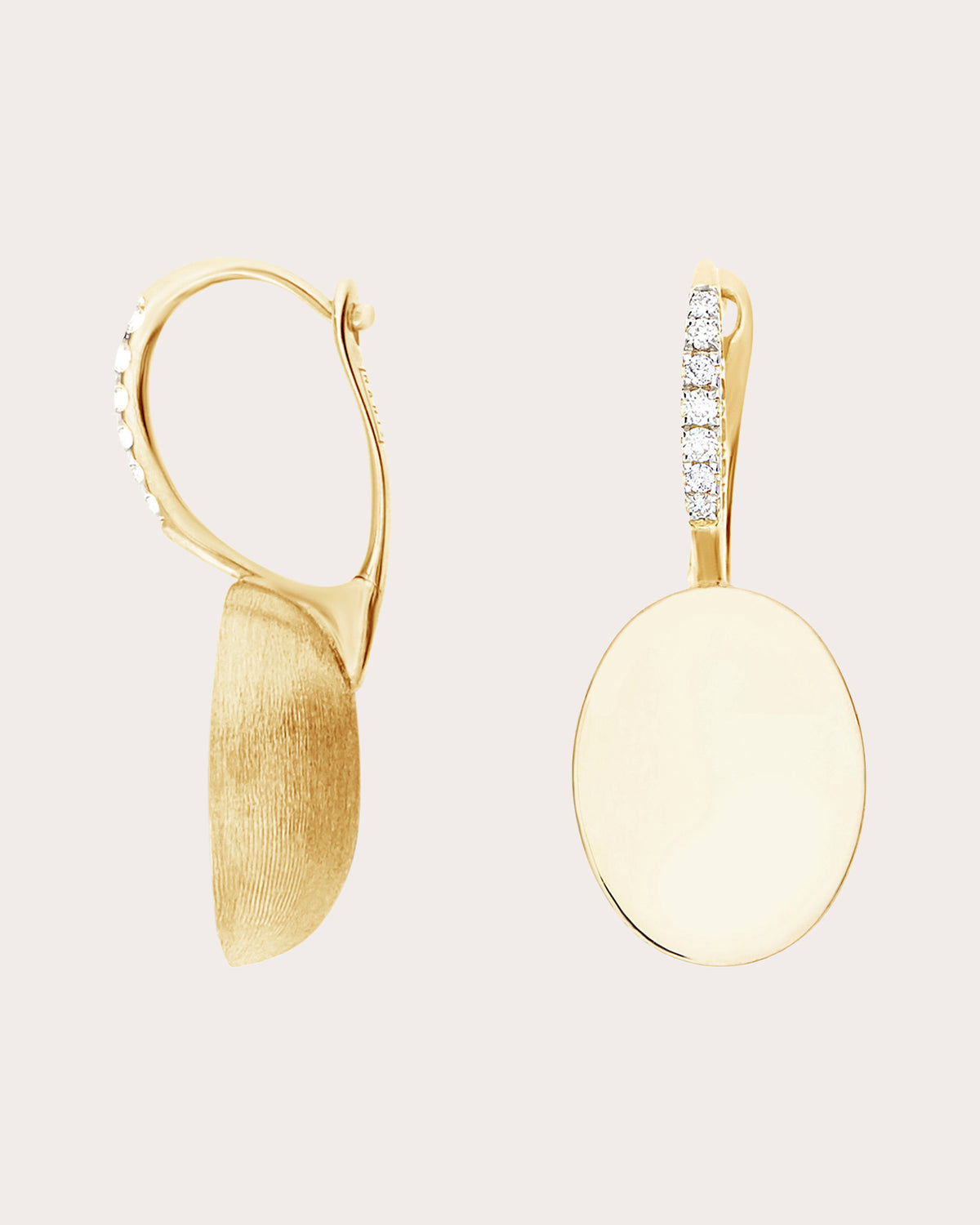 Diamond Sway Medium Ciliegine Drop Earrings