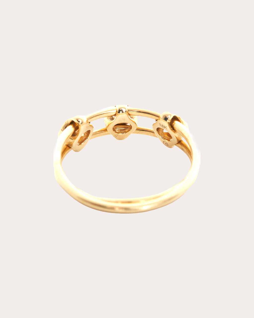 Diamond & 18k Gold Orbit Ring
