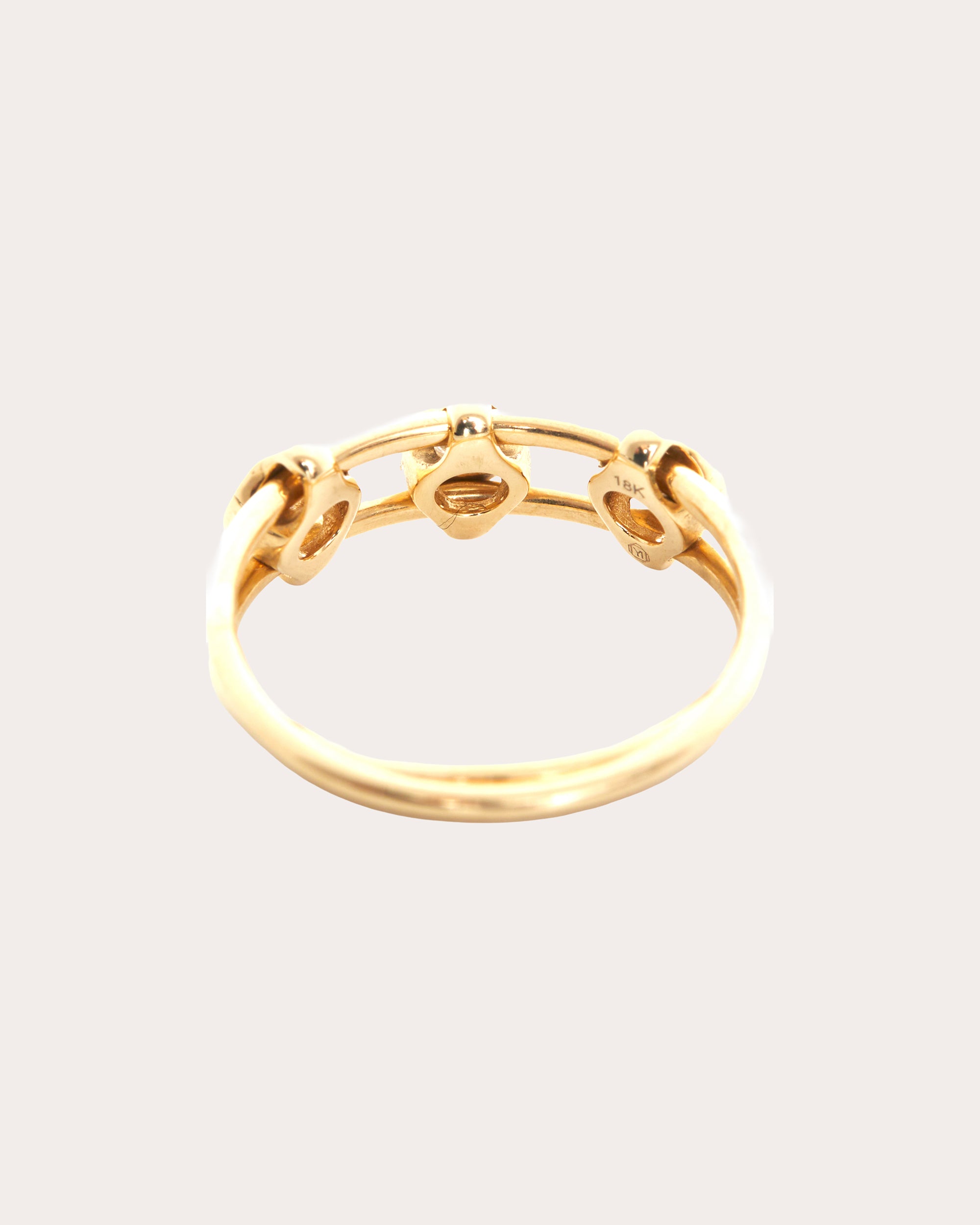 Diamond & 18k Gold Orbit Ring