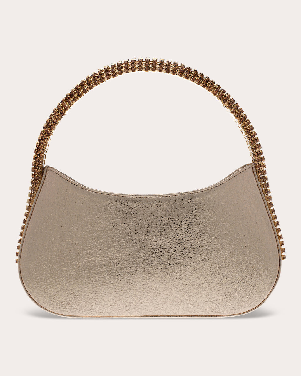 Koda Crystal Metallic Leather Shoulder Bag