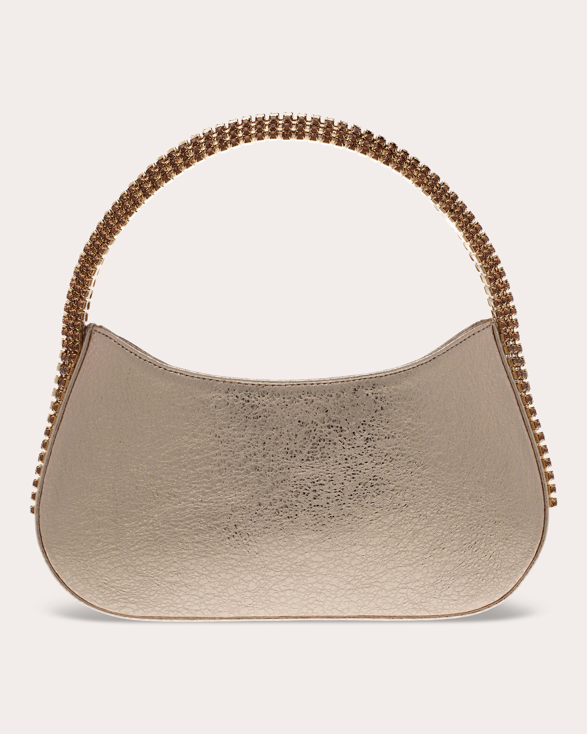 Koda Crystal Metallic Leather Shoulder Bag
