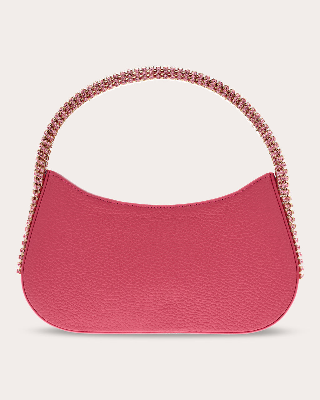 Koda Crystal-Embellished Grained-Leather Shoulder Bag