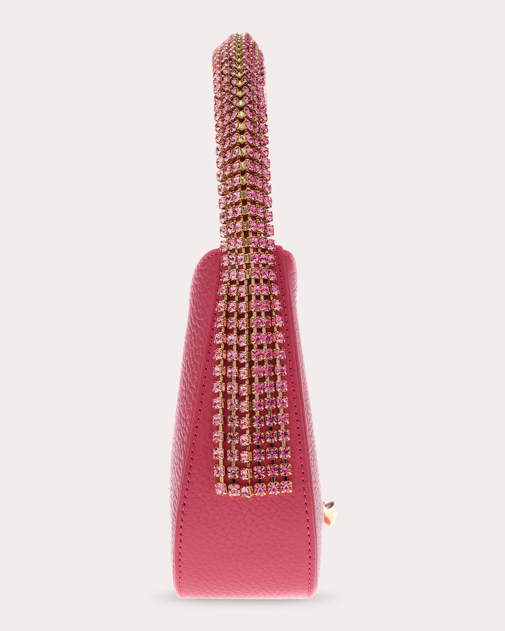 Koda Crystal-Embellished Grained-Leather Shoulder Bag