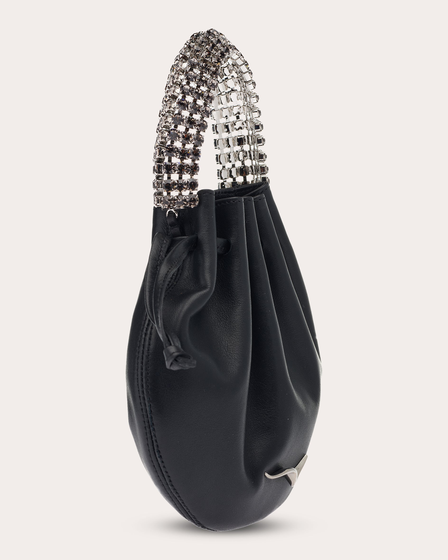 Ayla Crystal-Embellished Leather Tote