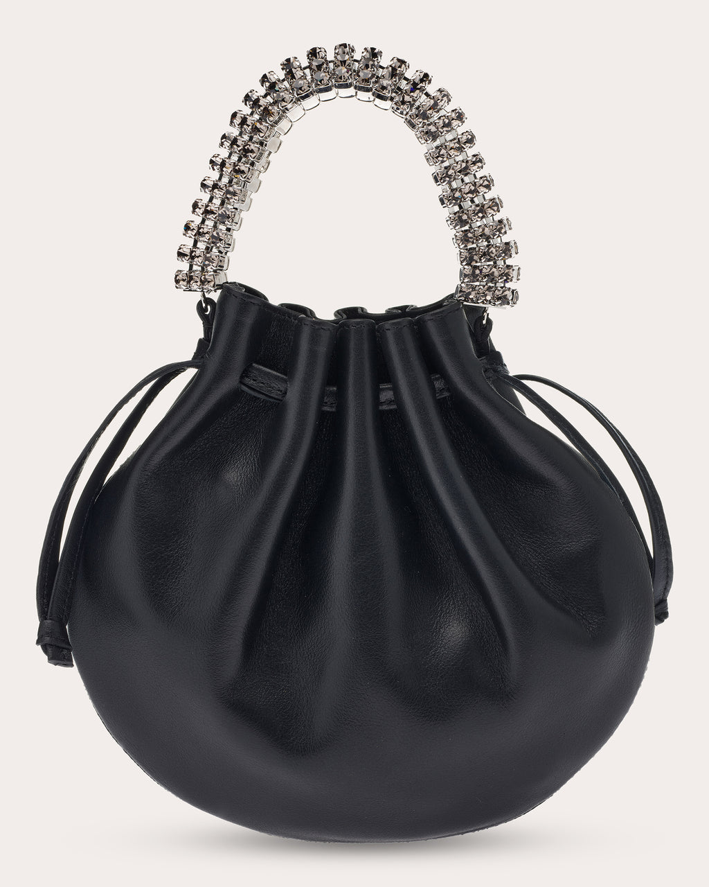 Ayla Crystal-Embellished Leather Tote