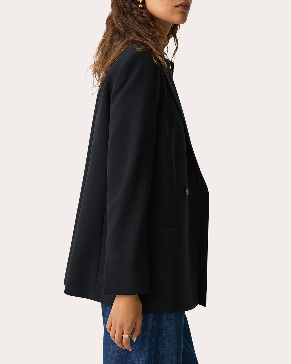 Admiral Crepe Relaxed Blazer